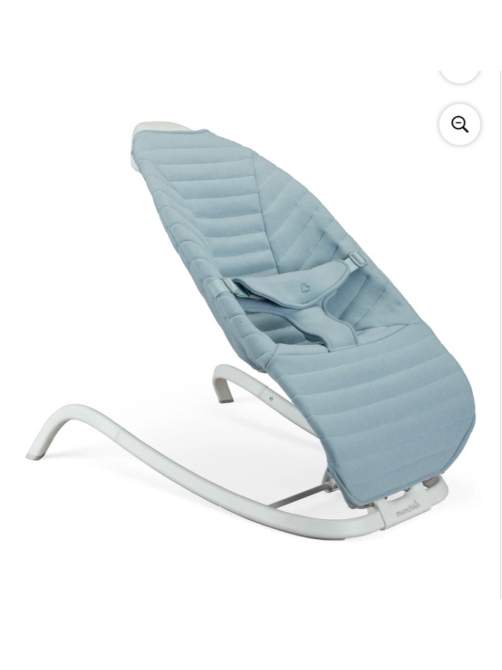 NEW Baby Munchkin Bouncer & Rocker Premium Seat Cover One Size Blue White